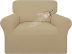 Easy-Going 100% Waterproof Oversized Chair Couch Cover, Stretch Sofa Cover | Dual Waterproof Sofa Slipcover, Leakproof Furniture Protector Against Stain Spill from Kids, Pets, Dog, Sand