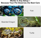2K AI Reptile & Aquarium Camera with Wide-Angle Lens | 2.4G&5GHz WiFi, 24/7 Recording, Anti-Glare & No Reflection for Fish Tank Terrarium Lizard Snake Pet