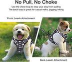 Petmolico No Pull Dog Harness Set with Leash Attachment Easy Control Handle Reflective Harness Vest Small Breed, Puppy Vest and Leash Set with Poop Bag Holder, Small - Plaid