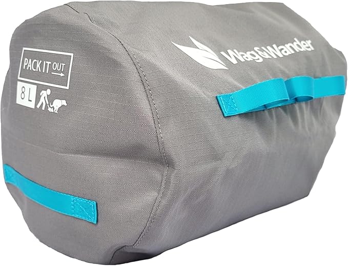 Smell Proof Waste Bag - Reusable Wag bag, Dog Poop Bag Holder for Hiking with Dogs & Camping. Odor Proof Diaper Wet Bag