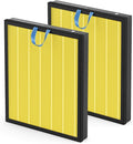 Vital 200S Pet Care Replacement Filter for LEVOIT Vital 200S-P Air Purifier | 3-in-1 with Activated Carbon Vital 200S Filter for Pet Dander, Pet Odors, Smoke, Pollen, Vital 200S-RF-PA, 2 Pack, Yellow