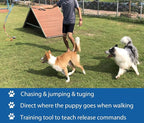 Interactive Flirt Pole Toy for Dogs Chase,Outdoor Exercise,Agility Training | Durable Teaser Wand with Pet Fleece Rope Tether Lure,for Small Medium Large Breeds High Energy Dogs Herding and Tug of war