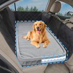 Loiion Dog Car Bed, Non-Slip Backseat Extender Pet Mat 56"x28.7" | Removable, Washable Dog Bed With Waterproof Liner Protects Car Seats, Anti-Slip Travel Bed For Dogs