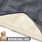 Smiry Waterproof Dog Bed Cover, Reversible Pet Blanket for Sofa Couch | Soft Washable Dog Blanket, Leakproof Couch Cover for Dogs Cats & Furniture Protection, 68x82, Dark Grey/Beige