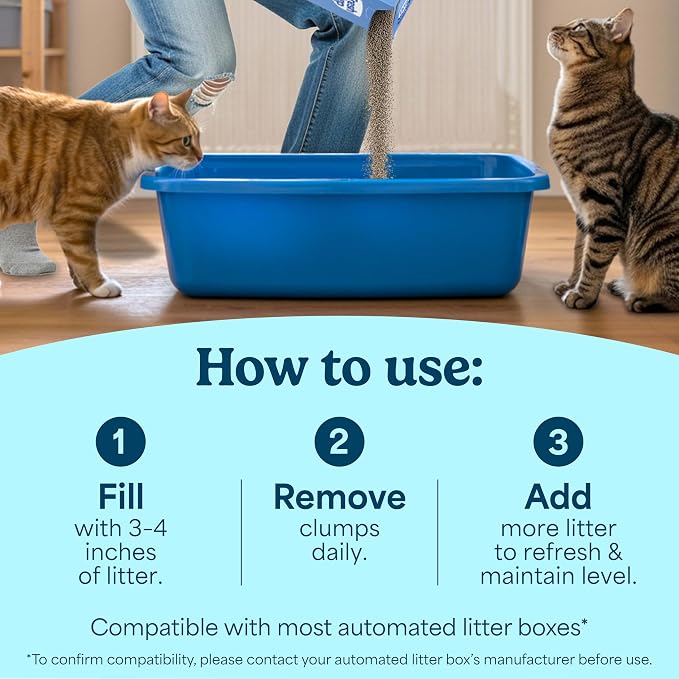 Fresh Step Advanced Odor Shield Light Weight Multi Cat Clumping Litter with Febreze Freshness, Ammonia Block Technology, 18.5 lb. Box, Pack of 2 | Odor Shield with Ammonia Block Technology, Scented with Febreze Freshness, Low Dust, Compatible with Most...