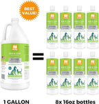 Nootie Aloe&Oatmeal Pet Shampoo for Sensitive Skin-Long lasting Cucumber Melon Shampoo-Helps Relieve Dry Itchy Skin for Dogs&Cat-Natural Ingredient-Soap Paraben&Sulfate Free-Cleans Conditions-1 Gallon
