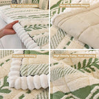 Couch Cover for Dogs, Washable Non-Slip Boho Geometric Pet Sofa Protector, Soft Sofa Slipcovers Cushion Protector for Dogs and Cats. (Green, 27.6" x 82.7" x 1.5")