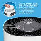 Clorox Small Room Air Purifiers for Bedroom Home, True HEPA Filter