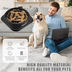 Slow Feeder Dog Bowls for Large Dogs | Non-Slip Base, Anti-Choking Design, Reduces Bloating & Overeating, Easy to Clean, 4 Cups