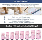 Spark Paws 365 Dog Shoes - All-Season Boots for Winter Snow & Hot Pavement | Water-resistant, anti-slip, stay-on straps - rain, ice & summer booties in one. Reflective; small, medium & large dogs