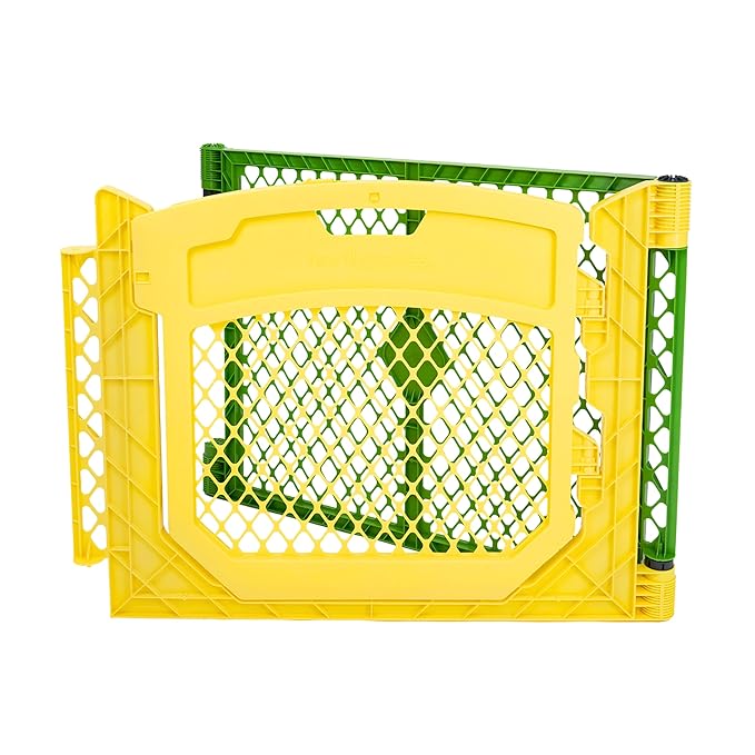 Toddleroo Superyard 2-Panel Extension: Add 65" to Baby Playpens; ColorPlay | Portable, Durable, For Babies and Toddlers, Freestanding, Expandable Modular Sizing, Indoor or Outdoor Use, Made in USA