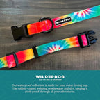 Wilderdog Waterproof Dog Collar – Repels Water & Dirt – Small 11"-15" – Plum