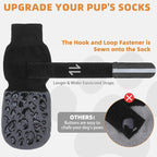 KOOLTAIL Anti Slip Dog Socks to Prevent Licking Paws,Dog Shoes for Hot Pavement, Reflective Traction Control Booties, Dogs Boots & Paw Protector for Hardwood Floors Small Medium Large Senior Dogs