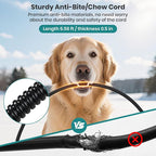 1.45 Gal/5.5L Heated Water Bowl, Extra Large Heated Dog Bowls for Outside, Safety Listed Heated Pet Bowl with Anti-Chew Cord for Dog & Cat Drinking Water in Winter, BPA-Free, Anti-Slip Base(Grey)