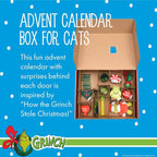 Dr. Seuss for Pets How the Grinch Stole Christmas Cat Advent Box with 12 Surprise Toys and Accessories Cat Stocking Stuffers, Cat Christmas Gifts, Christmas Gifts for Cats