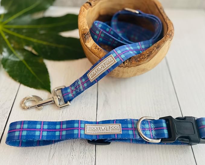 Lucky Love Dog - Adjustable Dog Collar with Easy Click Buckle for Small Dogs, Durable, & Comfortable for Male & Female Dogs, Pet Collar for Puppies & Adult Ones - Scotty, XS