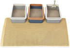 Extra Large Cat Litter Mats, XL 47"x28" Litter Trapping Mat for Cat,Litter Box Matt for indoor, 2 Layer Catcher Rug,Waterproof Urine Proof,Clean Easily,Non-Slip