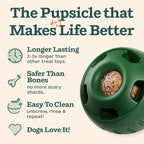 WOOF Starter Pack - Interactive Dog Ball Toy for Boredom - Dog Treat Molds Silicone - Chicken-Flavored Healthy Treats for Dogs - Pupsicle Doggy Enrichment Toy - for Large Pups - 25-75 lbs