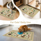 Unicorn Catcher 33"x22" Cat Litter Mat Non-Slip Washable Litter Box Mat | High-Density PVC Litter Catcher Mat Efficiently Traps Scattered Litter From Paws To Keep Floors Clean