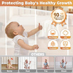 160" Retractable Baby Gates Dog Gate Extra Wide, 42" Tall Child Pet Safety Gate with Reinforced Strips for Stairs, Long Mesh Garage Gates Fence for Outdoor Indoor Large Openings Driveway Decks Patio