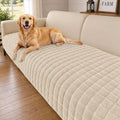 Smiry Velvet Couch Cover for Dogs, Non Slip Soft Sofa Protector for Pets | Washable Sofa Cover for Cats, Cozy Furniture Protector Against Pet Hair, Scratches, Fits Sectional Sofa(Apricot, 36"x63")