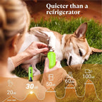 Dog Nail Grinder, Dog Nail Trimmers and Clippers Kit, Super Quiet, Rechargeable, for Small Large Dogs Cats Toenail Claw Grooming,3 Speeds