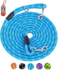 Long Dog Leash for Dog Training 16FT/30FT/50FT/100FT, Reflective Threads Rope Check Cord Dog Leash, Heavy Duty Dog Lead for Large Medium Small Dogs Walking Playing, Camping, or Yard
