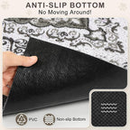 Unicorn Catcher 24"x15" Cat Litter Mat Non-Slip Washable Litter Box Mat | High-Density PVC Litter Catcher Mat Efficiently Traps Scattered Litter From Paws To Keep Floors Clean