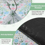 Glittme Cat Litter Mat, 33"x22" Non-Slip Washable Trapping Mat for Cats | Litter Trapping Mat With Thick PVC Coil To Catch Scatter, Soft On Paws And Waterproof Bottom To Protect Floors