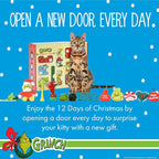 Dr. Seuss for Pets How the Grinch Stole Christmas Cat Advent Box with 12 Surprise Toys and Accessories Cat Stocking Stuffers, Cat Christmas Gifts, Christmas Gifts for Cats