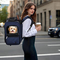 EliteField Deluxe Backpack Pet Carrier for Cats and Dogs (3-Year Warranty) | Airline Approved, Waterproof, 3 Scratch-Resistant Mesh Doors, Fleece Mat, Built-In Leash, Seat Belt Loops, Suitcase Sleeve