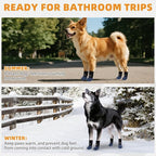 KOOLTAIL Anti Slip Dog Socks to Prevent Licking Paws,Dog Shoes for Hot Pavement, Reflective Traction Control Booties, Dogs Boots & Paw Protector for Hardwood Floors Small Medium Large Senior Dogs