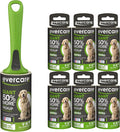 Evercare Pet Bundle Giant Pet Roller REFILLS - 6 Pack, Dark Green