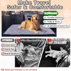 JoyBlooms Dog Bed for Car Back Seat, Dog Cooling Mat with 1.1in/2.8cm Thick Foam, Cooling Anti-Slip Washable Back Seat Pet Bed, 51.6in x 22.6in Fit on Backseat Extenders of SUVs and Small Trucks,Blue