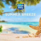 Fresh Step Cat Litter Crystals Deodorizer, Non Toxic Odor Neutralizing Crystals for Litter Boxes that Help Control Smells and Keep Home Areas Fresh, Summer Breeze Scent, 15 Ounce - 3 Pack | Non-toxic crystals neutralize odor at the source in any litter...