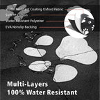 F-color SUV Cargo Liner for Dogs - Heavy Duty Cargo Cover for Mid-Size SUVs | Water Resistant, Bumper Flap, Non-Slip Mat, Car Trunk Dog Car Seat Cover Prevents Scratches Pet Hair Mud Dirt for Sedans Vans