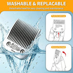 Size 5/8HT Detachable Pet Grooming Clipper Blade with Ceramic Cutter, 16mm 5/8 Inch Cut Length, Silver, Compatible with Andis, Oster A5, Wahl KM10, 1 Pack
