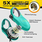 Fida Retractable Dog Leash Large Breed, Heavy Duty 16 ft Dog Walking Leash, up to 110 lbs, 360° Tangle Free, Teel