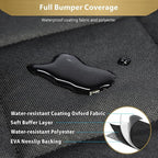 F-color SUV Cargo Liner for Dogs - Trunk Cover with Bumper Flap Protector | Waterproof Pet Cargo Cover with Side Flaps, Non-Slip Trunk Mat, Rear Dog Car Seat Cover Prevents Scratches Pet Hair Mud Dirt