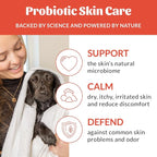 SKOUT'S HONOR Probiotic Itch Relief Shampoo for Dogs, 16 oz | Non-Medicated Microbiome-Friendly Formula with Avocado Oil and Omega-3s, Paraben & Sulfate-Free, Unscented