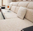 Stretch Sofa Slipcover, 2026 Upgraded Non Slip Couch Cover with Adjustable Straps, Pet Dog Cat Friendly Furniture Protector for 3 Seater, Washable for Living Room