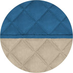PureFit Reversible Recliner Chair Covers Couch Covers for Dogs, 28 in | Peacock Blue/Beige, Water Resistant Couch Protector, Washable Pet Couch Cover with Non Slip and Elastic Straps For Kids