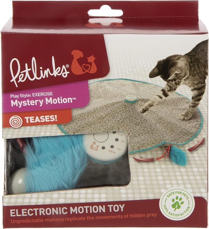 Petlinks Mystery Motion Concealed Electronic Motion Cat Toy, Battery Powered - Randomly Selected Color, One Size