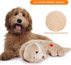 Moropaky Puppy Heartbeat Toy Heartbeat Stuffed Toy for Dogs, Dog Heartbeat Toy for Pet Anxiety Relief Sleep Aid Cuddle Comfort Calming Crate Kennel Training, Puppy Essentials