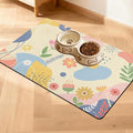 Pet Feeding Mat for Floors Waterproof Dog Mat for Food and Water Absorbent Quick Dry Non Slip mat for Cat Bowls