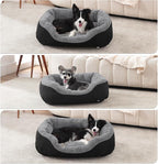 INVENHO Large Dog Beds Large Sized Dog, Washable Orthopedic Warming Soft Sleeping Durable with Anti-Slip Bottom