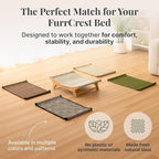 XL Sisal Cat Scratcher Bed with Elevated Hammock for Indoor Cats, Replaceable Natural Sisal Pad, Large Cat Lounge, Anti-Slip No-Wobble Bamboo Frame, Black & White Diamond.