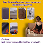 Polamg Cat Scratch Furniture Protector, 12-Pack Clear Sofa Guards | 12 clear sheets, 2 sizes, 52 twist pins; self-adhesive, cuttable. Not recommended: leather, faux leather, velvet, microfiber