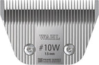 Wahl Pro Animal Wide Prime Series Blades - Professional Fine Tooth Pet Clipper for Horse, Cat & Dog Grooming - Made from High-Carbon Steel - #10W, 1.5mm