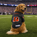 Littlearth NFL Cincinnati Bengals Stretch Pet Jersey, Team Color, X-Large